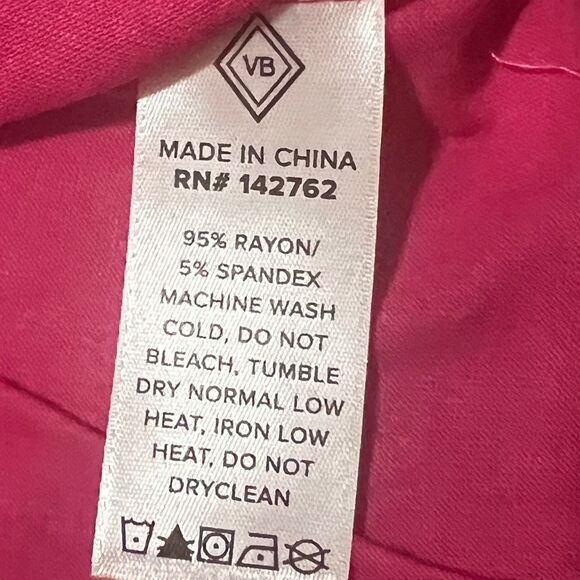 Vera Bradley Cadence Essential Tee Pink Cashmere Sleep Shirt Large NWT - Picture 8 of 8